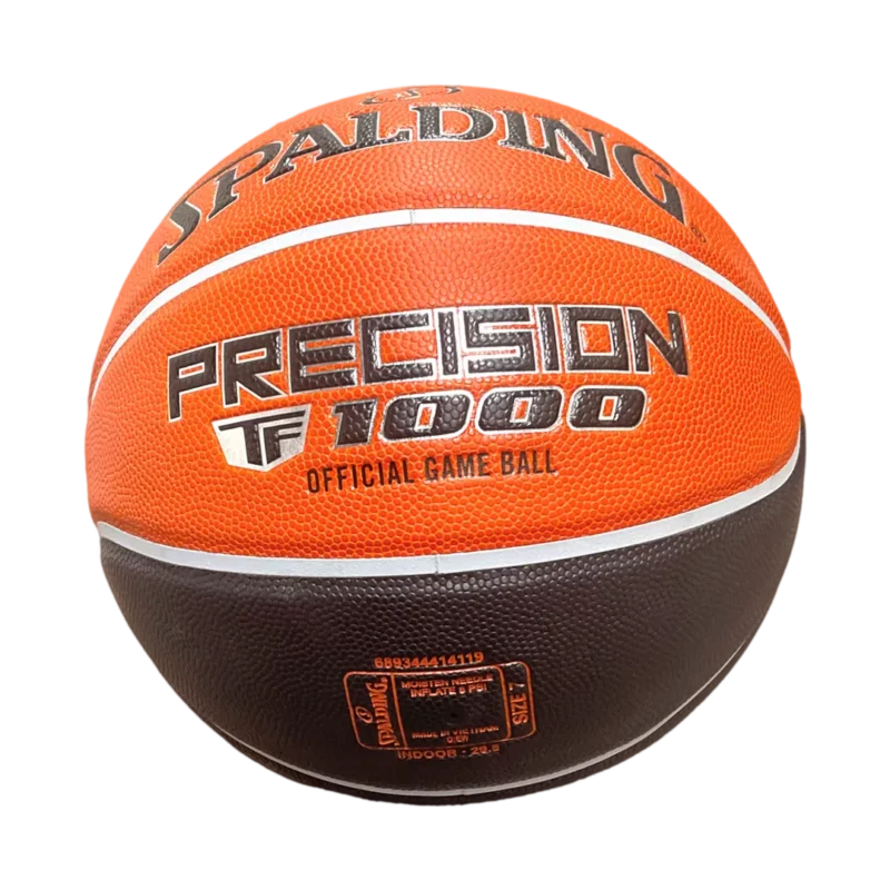 BALON BASKET # 7 SPALDING CUERO PRECISION TF1000 - Imagen 2