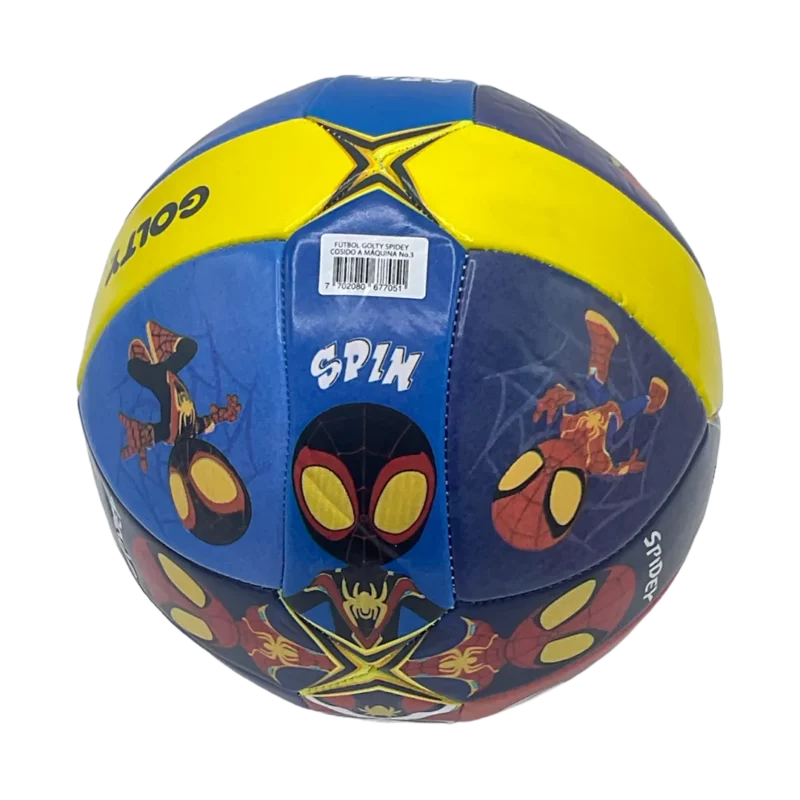 BALON FUTBOL # 3 GOLTY SPIDERMAN - Imagen 2