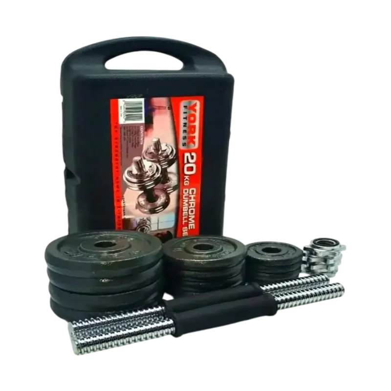 SET ESTUCHE MANCUERNAS 20 KG