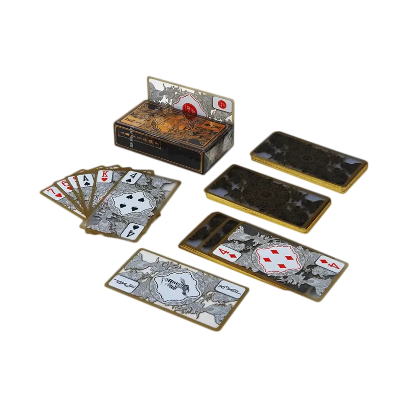 JUEGO CARTAS POKER METALIZADO - Imagen 2