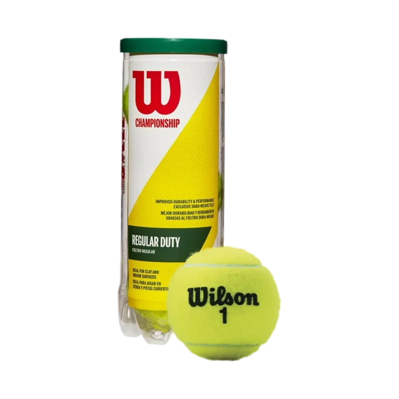 BOLA TENNIS X 3 WILSON TAPA VERDE