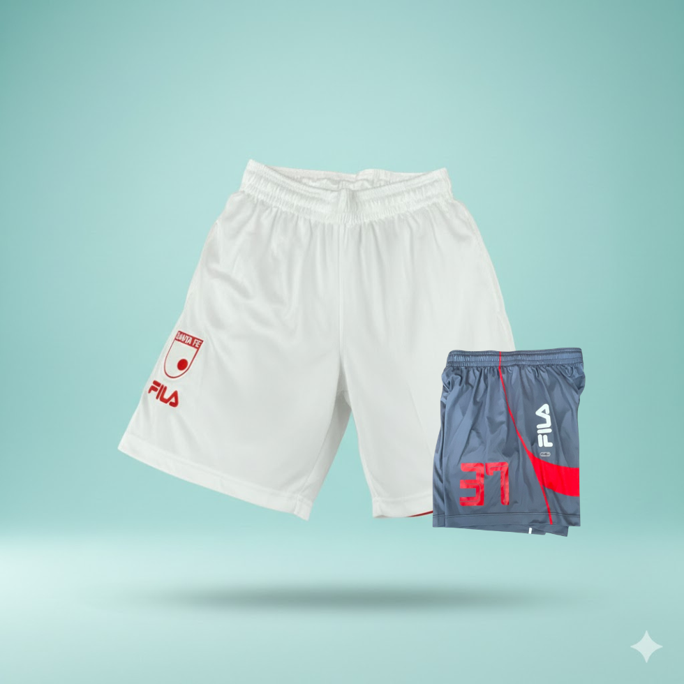 PANTALONETA BLANCA SANTA FE 2025 + OBSEQUIO