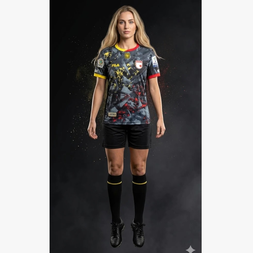 CAMISETA DAMA UTILERIA FILA CUMPLEAÑOS BOGOTÁ SANTA FE 2025 + OBSEQUIO - Imagen 2