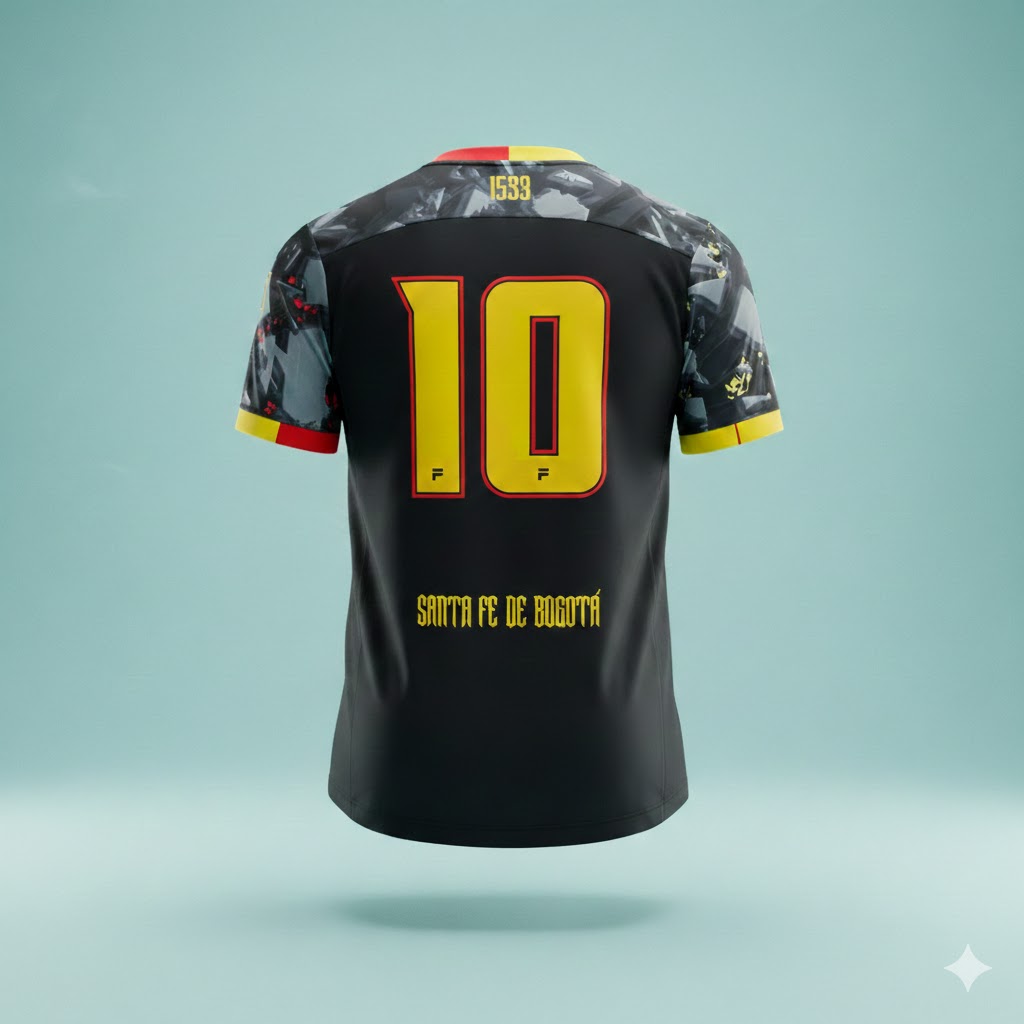 CAMISETA HOMBRE FILA CUMPLEAÑOS BOGOTÁ SANTA FE 2025 - Imagen 2