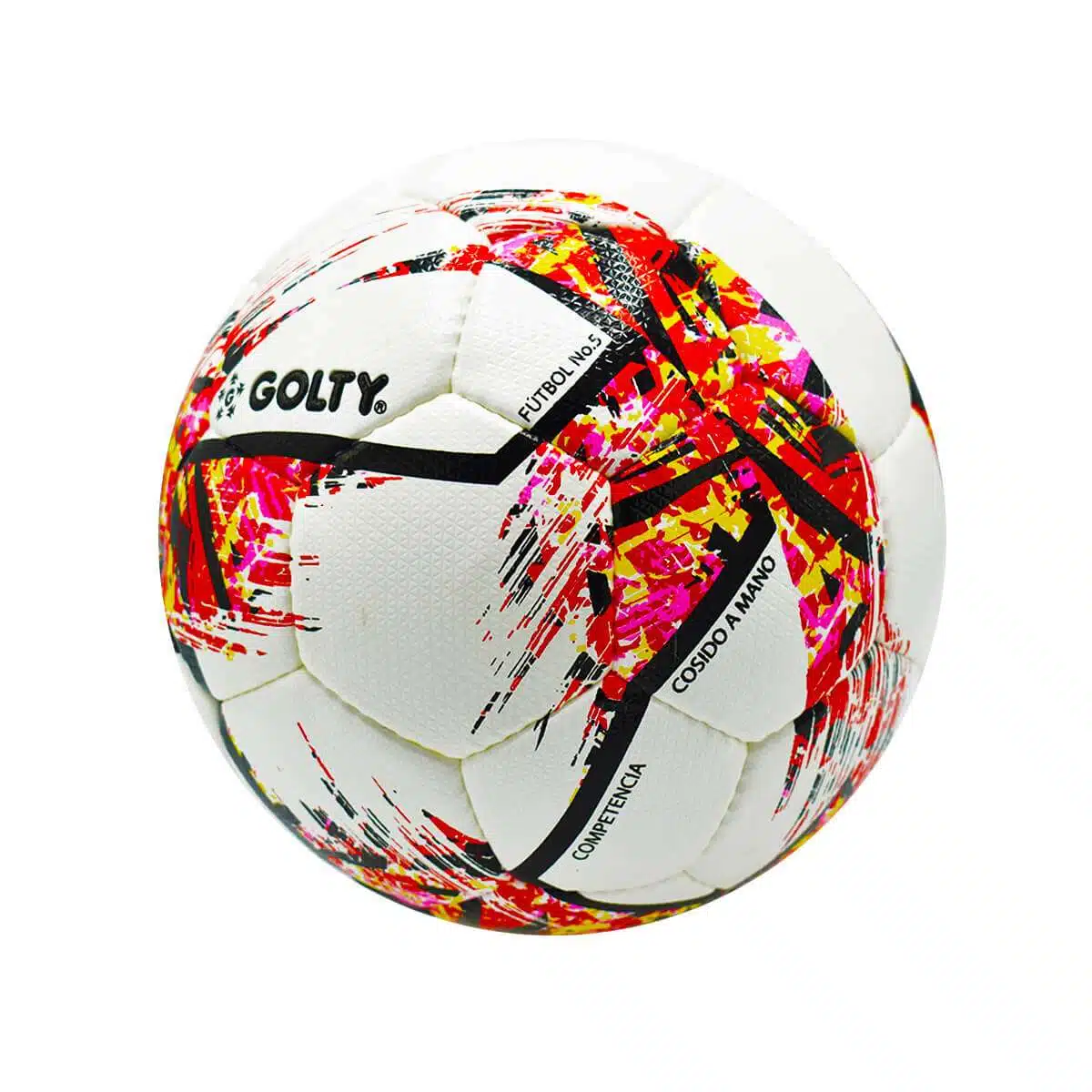 BALON FUTBOL # 5 GOLTY FGC COCIDO A MANO - Imagen 5