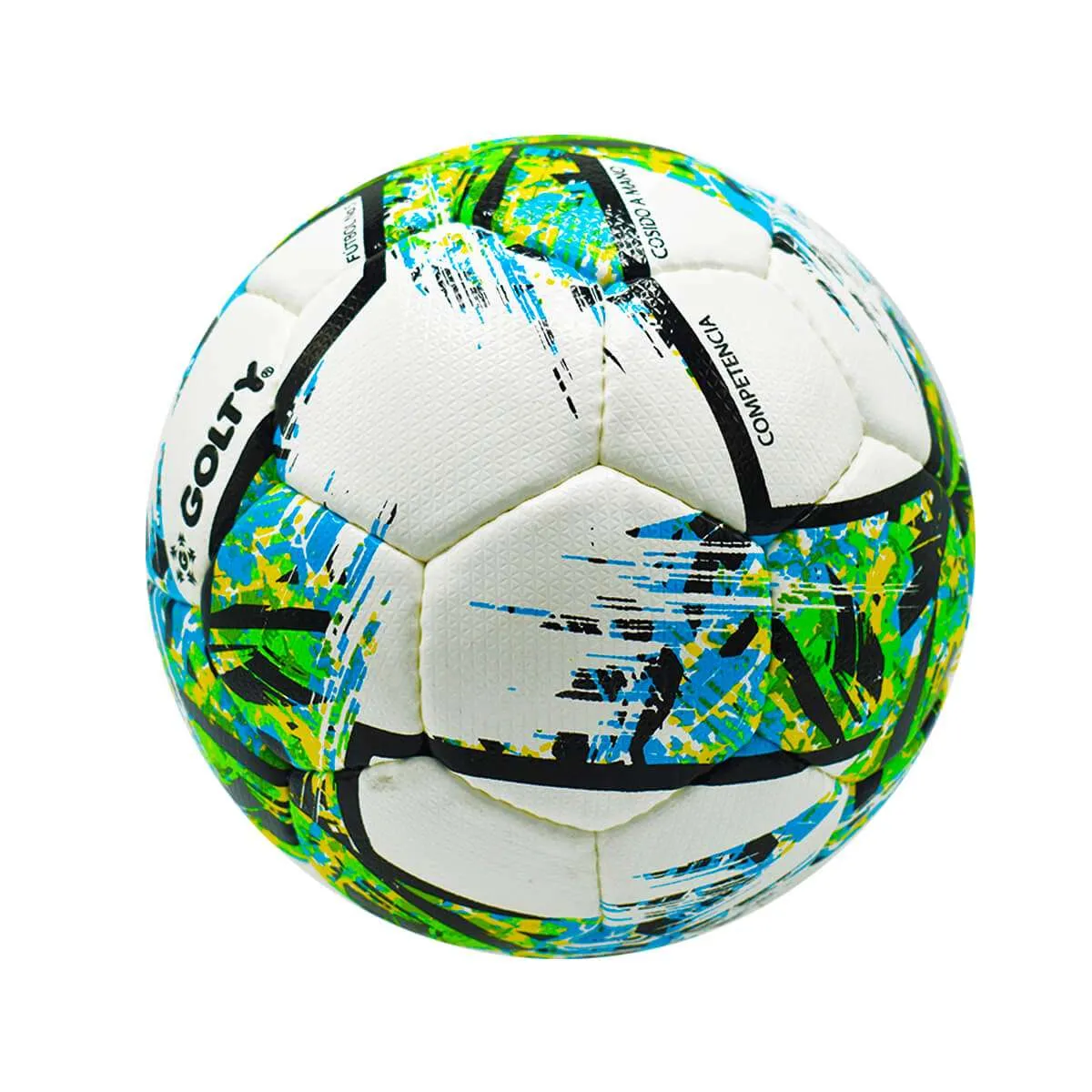 BALON FUTBOL # 5 GOLTY FGC COCIDO A MANO - Imagen 3